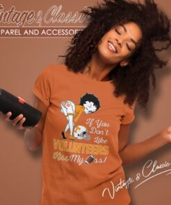 If You Dont Like Tennessee Volunteers Kiss My Ass Betty Boop Women T Shirt