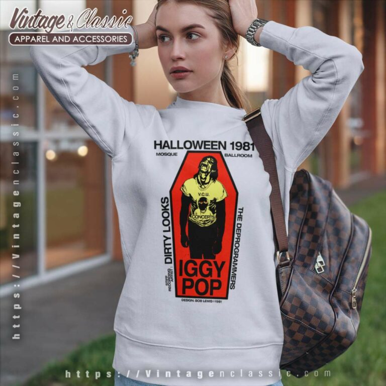 Iggy Pop Halloween 1981 Mosque Ballroom Sweatshirt Iggy Pop Halloween 1981 Mosque Ballroom Sweatshirt