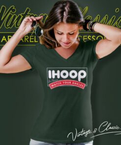 Ihoop So Funny Basketball Shirt Please Watch Your Ankles 5 Ihoop So Funny Basketball Shirt Please Watch Your Ankles V Neck TShirt