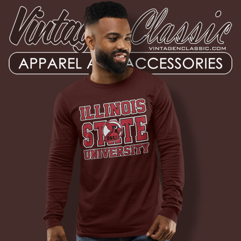 Illinois State University Isu Redbirds Long Sleeve Tee Illinois State University Isu Redbirds Long Sleeve Tee