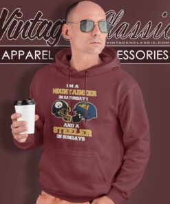 Im A Mountaineers On Saturdays And A Steelers On Sundays Hoodie