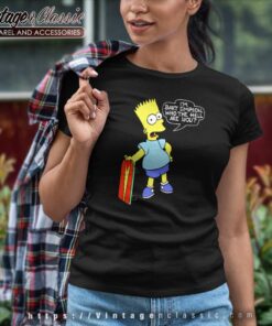 Im Bart Simpson Who The Hell Are You Women TShirt