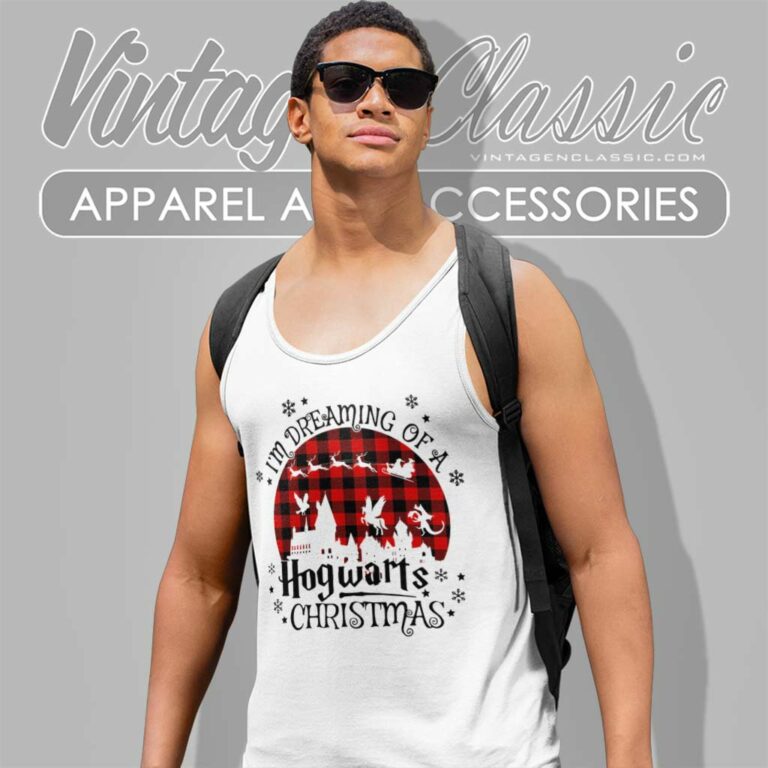 Im Dreaming Of A Hogwarts Christmas Tank Top Racerback Im Dreaming Of A Hogwarts Christmas Tank Top Racerback