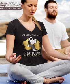 Im Not Getting Old Im Just Becoming A Classic Joe Cool V Neck TShirt