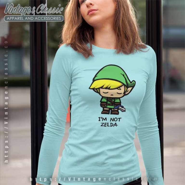 Im Not Zelda Fan Artwork The Legend Of Zelda Long Sleeve Tee Im Not Zelda Fan Artwork The Legend Of Zelda Long Sleeve Tee