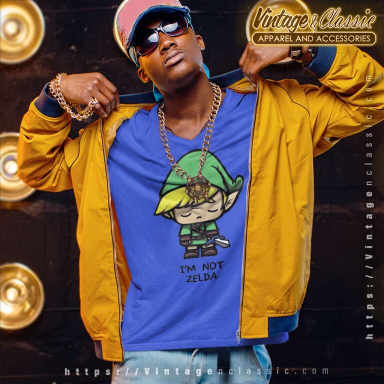 Im Not Zelda Fan Artwork The Legend Of Zelda V Neck TShirt Im Not Zelda Fan Artwork The Legend Of Zelda V Neck TShirt