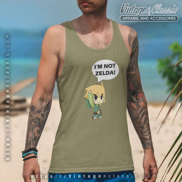 Im Not Zelda Link The Legend Of Zelda Tank Top Racerback Im Not Zelda Link The Legend Of Zelda Tank Top Racerback