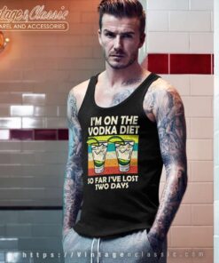 Im On The Vodka Diet Tank Top Racerback
