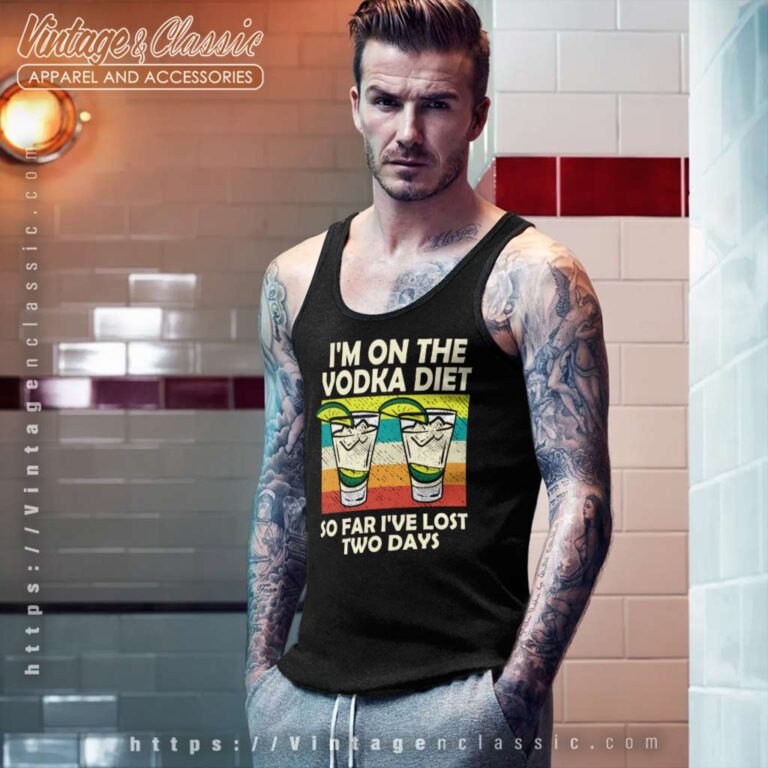 Im On The Vodka Diet Tank Top Racerback Im On The Vodka Diet Tank Top Racerback