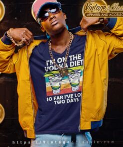 Im On The Vodka Diet V Neck TShirt