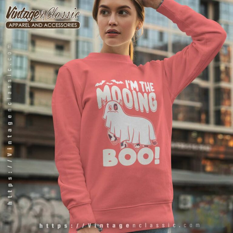 Im The Mooing Boo Ghost Cows Moo Cow Halloween Sweatshirt Im The Mooing Boo Ghost Cows Moo Cow Halloween Sweatshirt