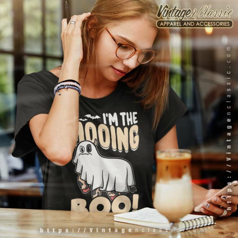 Im The Mooing Boo Ghost Cows Moo Cow Halloween Women TShirt Im The Mooing Boo Ghost Cows Moo Cow Halloween Women TShirt