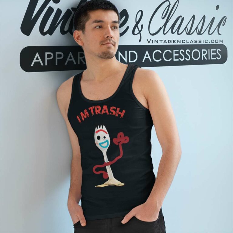 Im Trash Forky Toy Story Tank Top Racerback Im Trash Forky Toy Story Tank Top Racerback