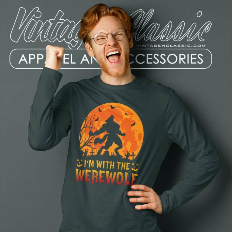 Im With The Werewolf Long Sleeve Tee Im With The Werewolf Long Sleeve Tee