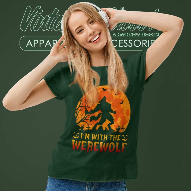 Im With The Werewolf Women TShirt Im With The Werewolf Women TShirt