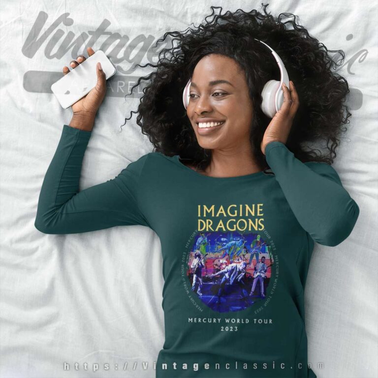 Imagine Dragons Band Mercury World Tour New Album 2023 Long Sleeve Tee Imagine Dragons Band Mercury World Tour New Album 2023 Long Sleeve Tee