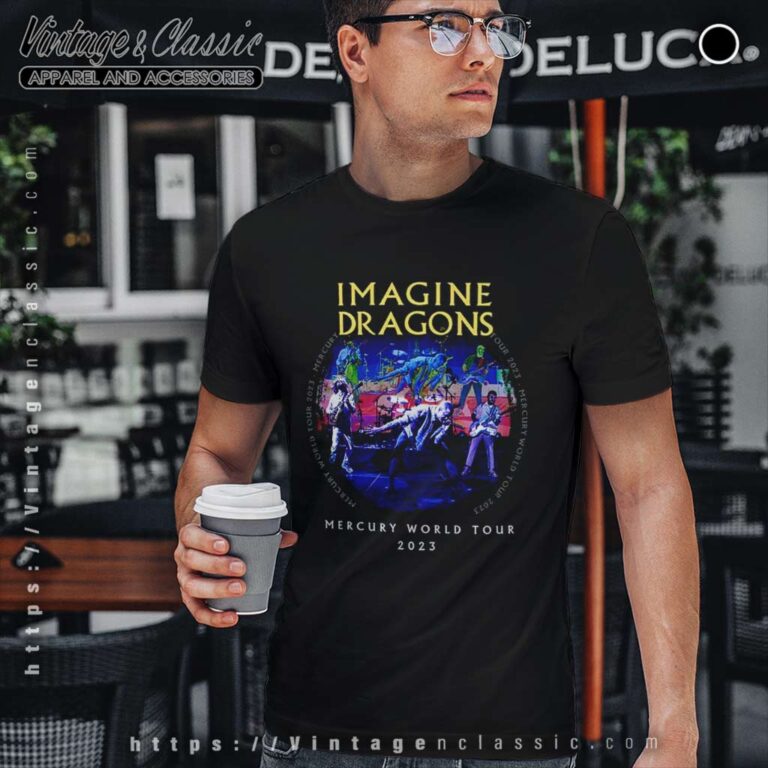 Imagine Dragons Band Mercury World Tour New Album 2023 T Shirt Imagine Dragons Band Mercury World Tour New Album 2023 T Shirt