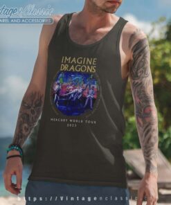 Imagine Dragons Band Mercury World Tour New Album 2023 Tank Top Racerback