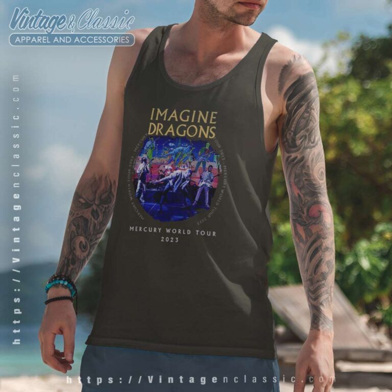 Imagine Dragons Band Mercury World Tour New Album 2023 Tank Top Racerback Imagine Dragons Band Mercury World Tour New Album 2023 Tank Top Racerback