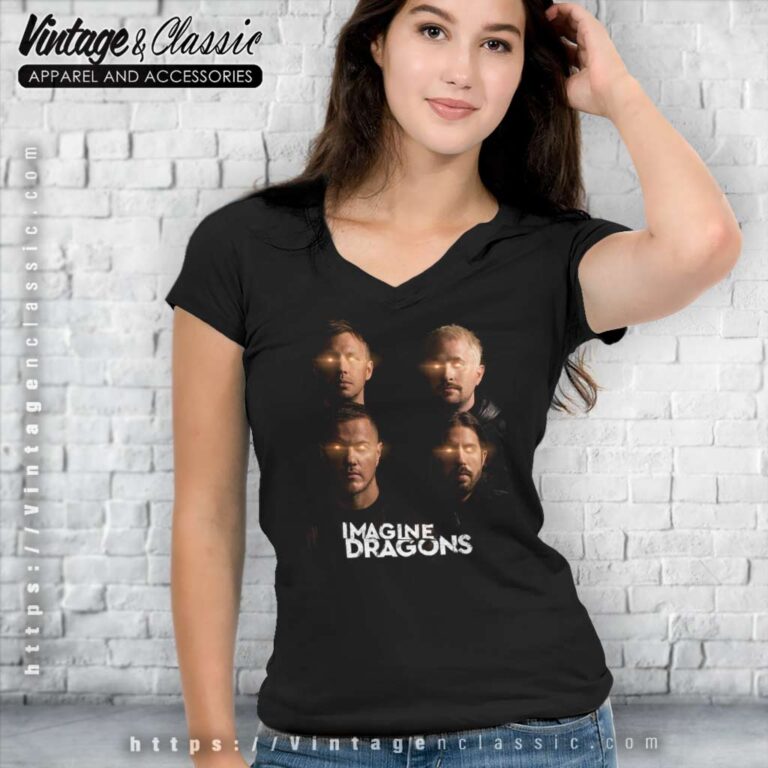 Imagine Dragons Mercury World Tour 2023 V Neck TShirt Imagine Dragons Mercury World Tour 2023 V Neck TShirt