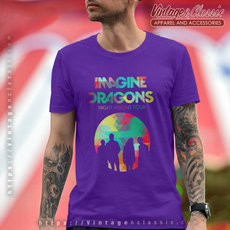 Imagine Dragons Shirt Night Visions Tour T Shirt Imagine Dragons Shirt Night Visions Tour T Shirt