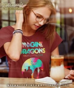 Imagine Dragons Shirt Night Visions Tour Women TShirt