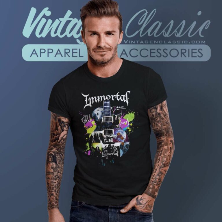 Immortal Shirt Guitar Signatures T Shirt 1 Immortal Shirt Guitar Signatures T Shirt 1