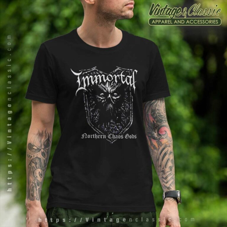 Immortal Shirt Northern Chaos Gods T Shirt Immortal Shirt Northern Chaos Gods T Shirt