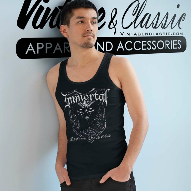 Immortal Shirt Northern Chaos Gods Tank Top Racerback Immortal Shirt Northern Chaos Gods Tank Top Racerback