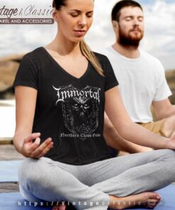 Immortal Shirt Northern Chaos Gods V Neck TShirt
