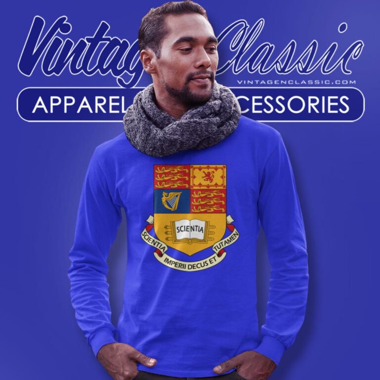 Imperial College London Crest Logo Long Sleeve Tee Imperial College London Crest Logo Long Sleeve Tee