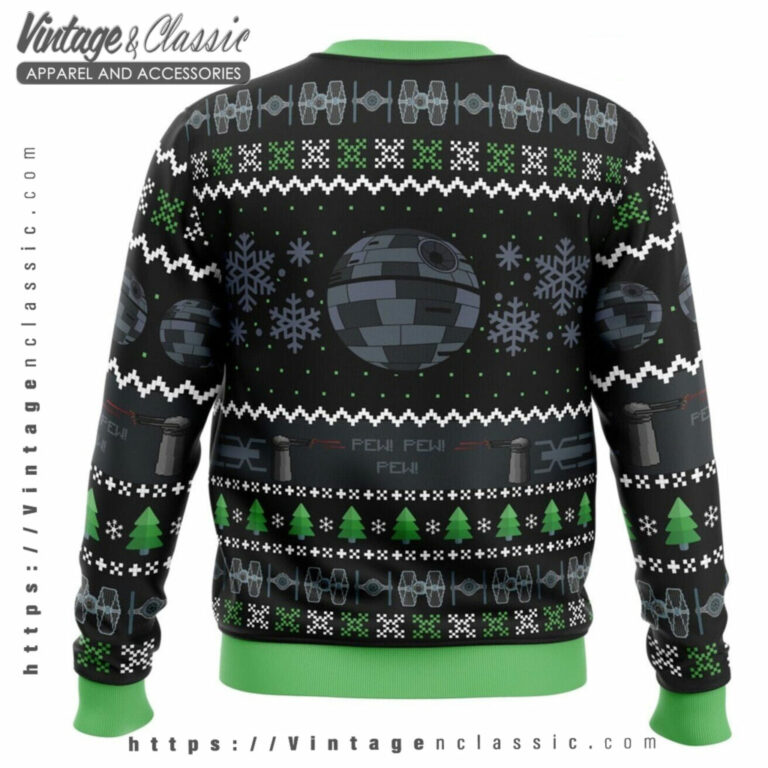 Imperial Death Star Wars Ugly Christmas Sweater back Ugly Christmas Sweater Imperial Death Star Wars Ugly Christmas Sweater back Ugly Christmas Sweater