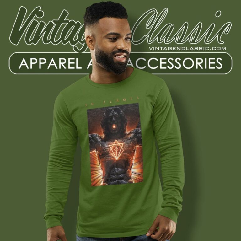 In Flames Clayman 2020 Long Sleeve Tee In Flames Clayman 2020 Long Sleeve Tee