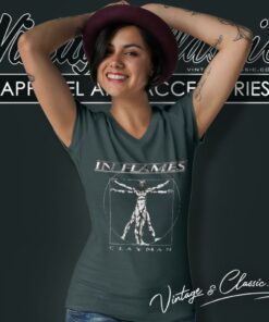 In Flames Clayman V Neck TShirt