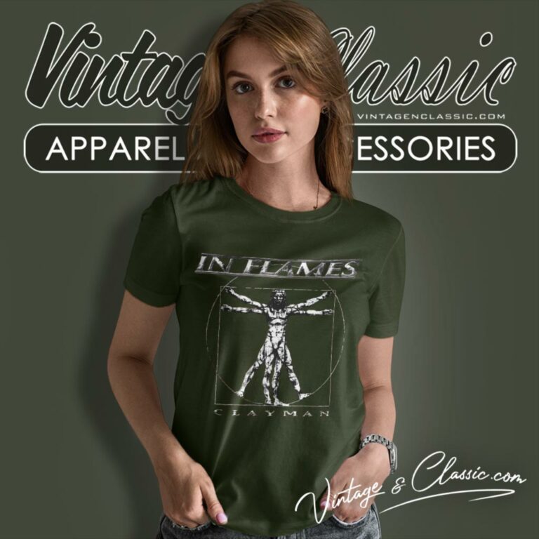 In Flames Clayman Women T Shirt In Flames Clayman Women T Shirt