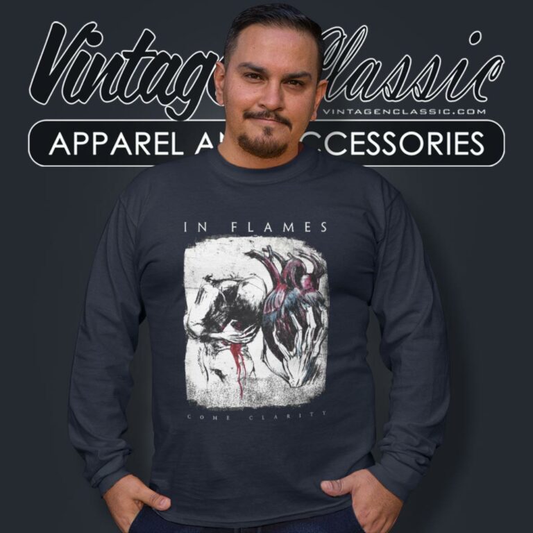 In Flames Come Clarity Long Sleeve Tee In Flames Come Clarity Long Sleeve Tee