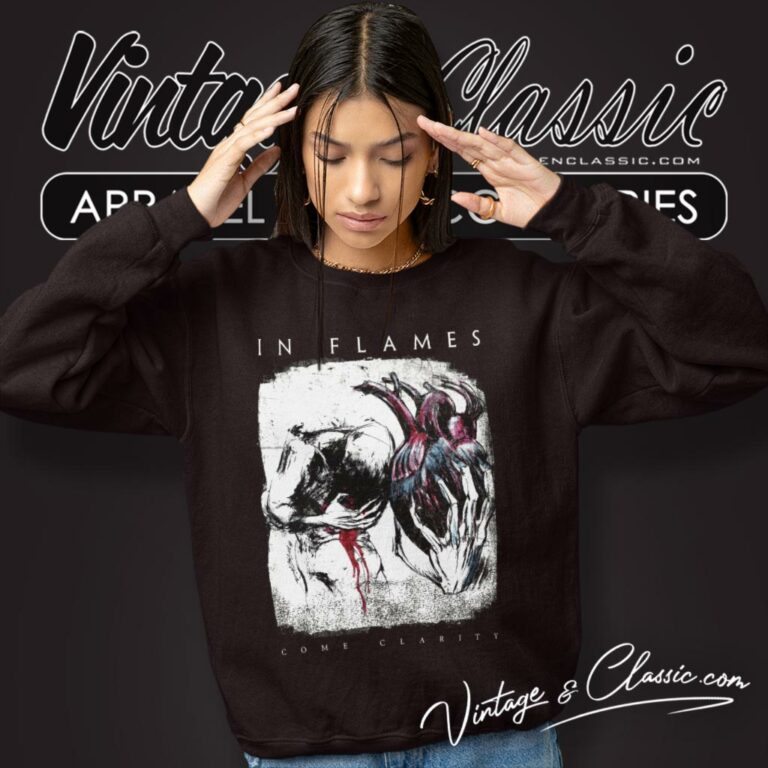 In Flames Come Clarity Sweatshirt In Flames Come Clarity Sweatshirt