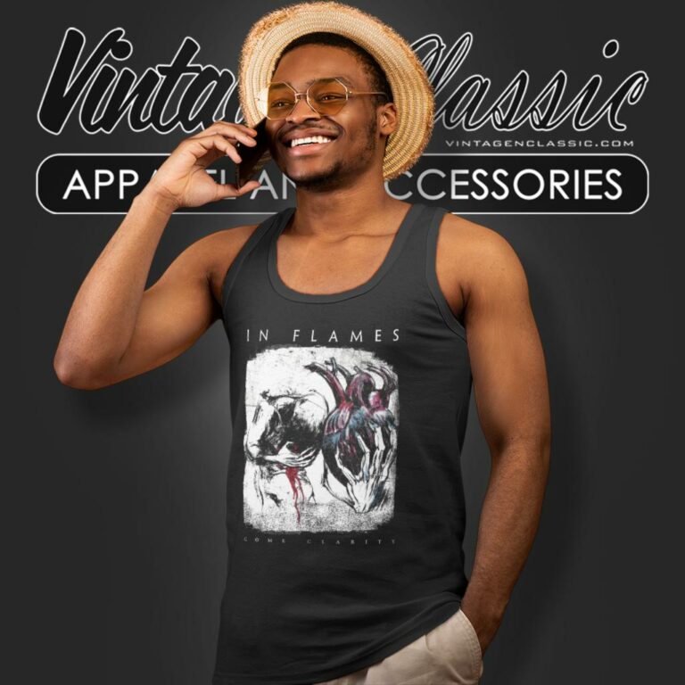 In Flames Come Clarity Tank Top Racerback In Flames Come Clarity Tank Top Racerback