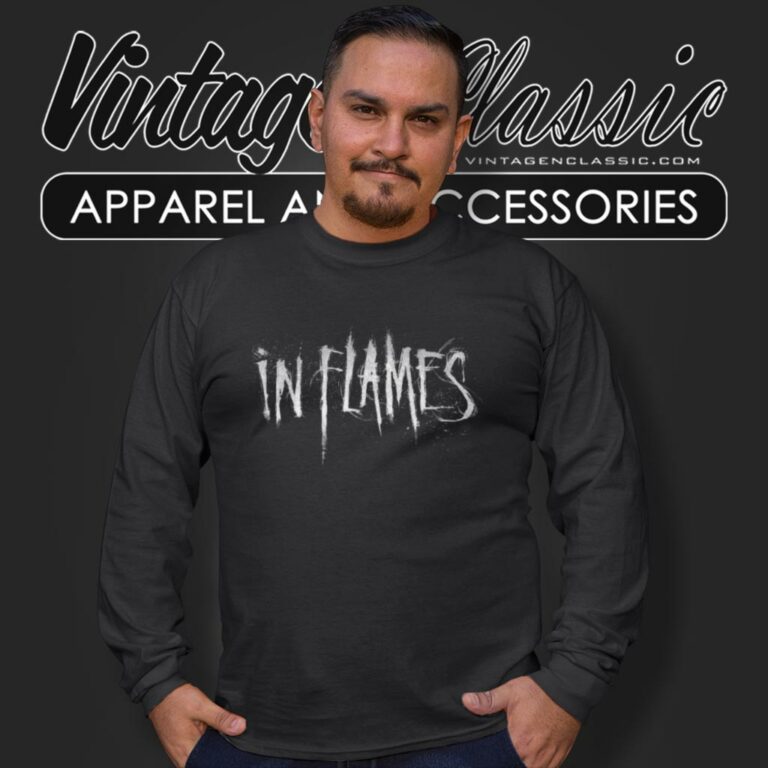 In Flames Countdown Long Sleeve Tee In Flames Countdown Long Sleeve Tee