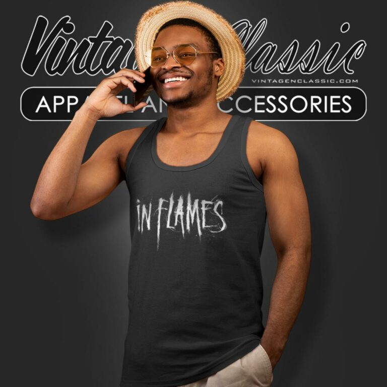 In Flames Countdown Tank Top Racerback In Flames Countdown Tank Top Racerback