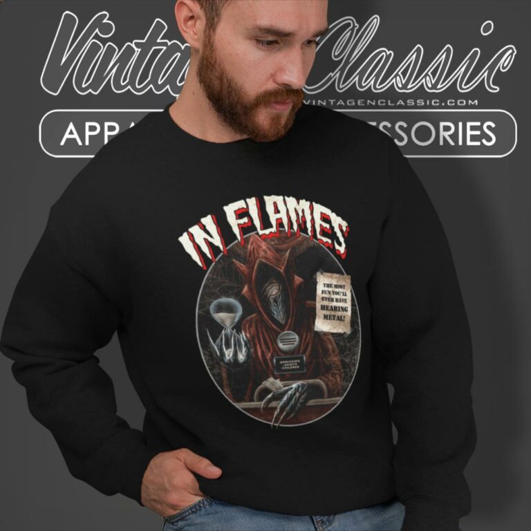 In Flames Creep Show Sweatshirt In Flames Creep Show Sweatshirt