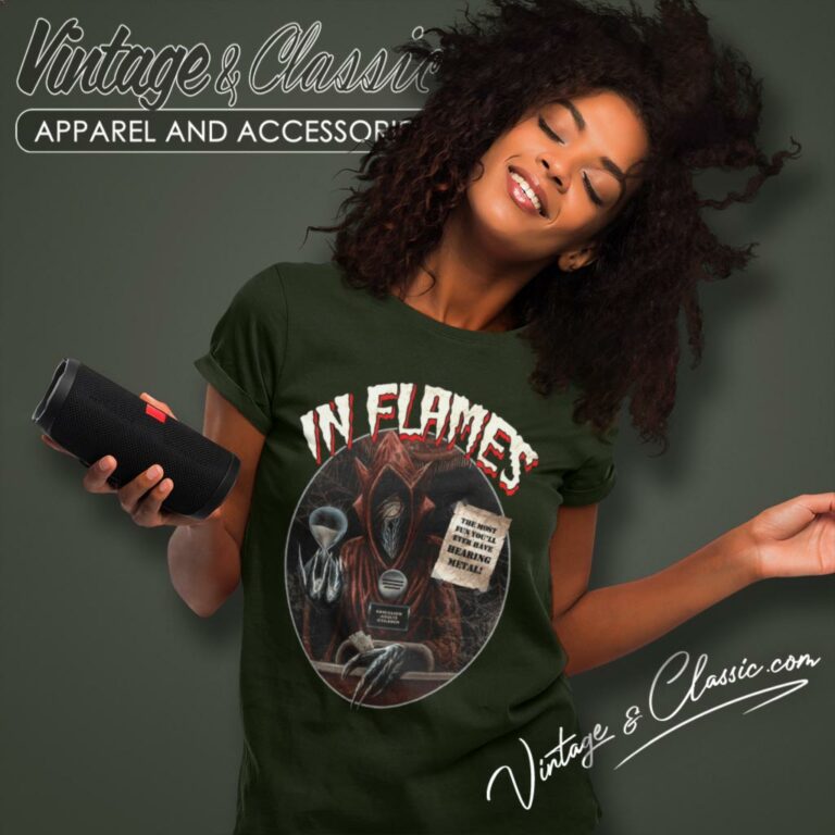 In Flames Creep Show Women T Shirt In Flames Creep Show Women T Shirt