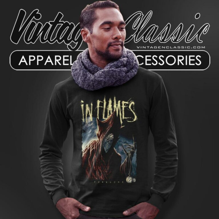 In Flames Foregone Long Sleeve Tee In Flames Foregone Long Sleeve Tee