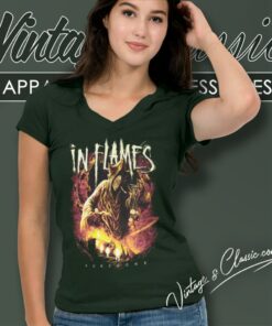 In Flames Foregone Space V Neck TShirt