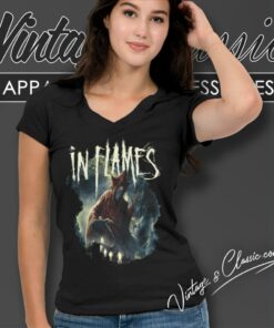 In Flames Foregone Tracklist V Neck TShirt
