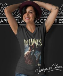In Flames Foregone V Neck TShirt