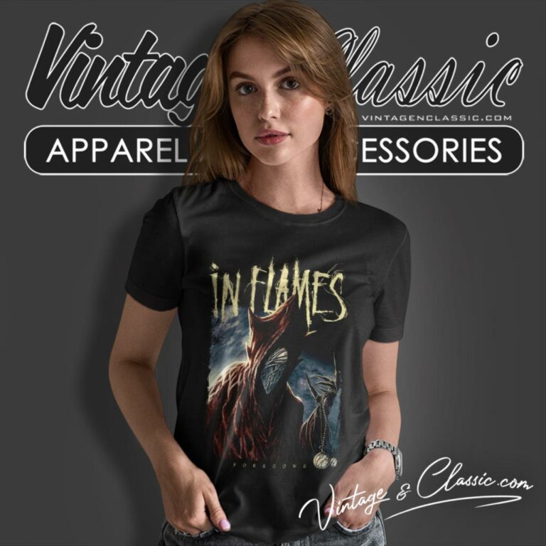 In Flames Foregone Women T Shirt In Flames Foregone Women T Shirt
