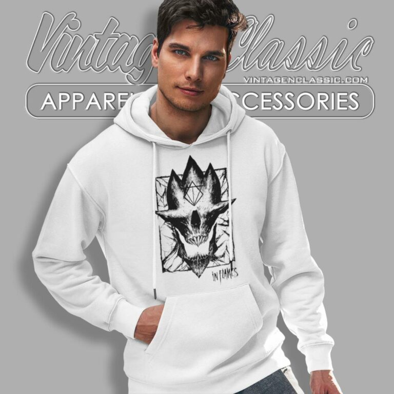 In Flames Jester Skull Hoodie 1 In Flames Jester Skull Hoodie 1