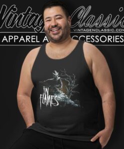 In Flames Masked Tank Top Racerback
