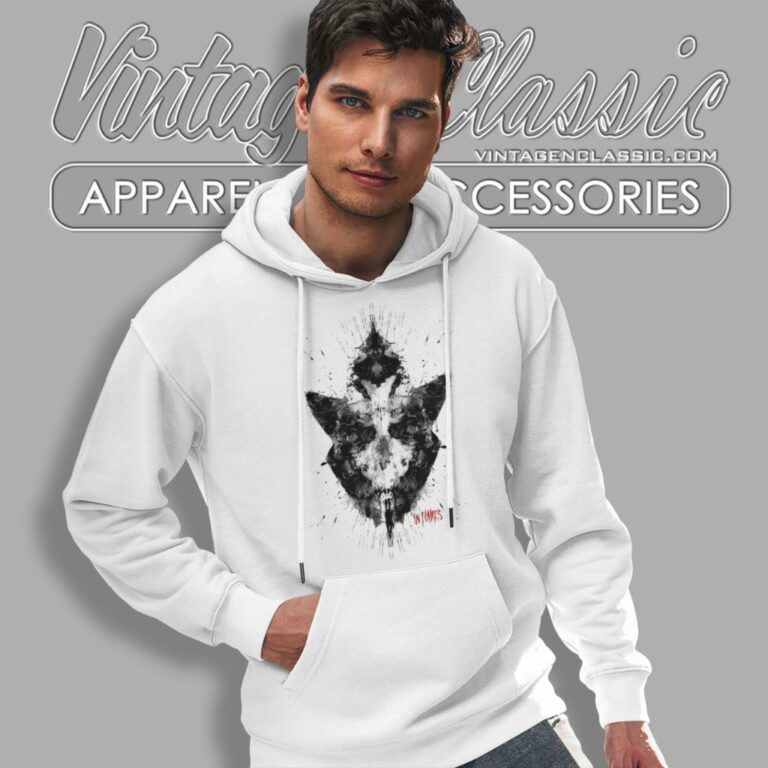 In Flames Rorschach Jesterhead Hoodie In Flames Rorschach Jesterhead Hoodie